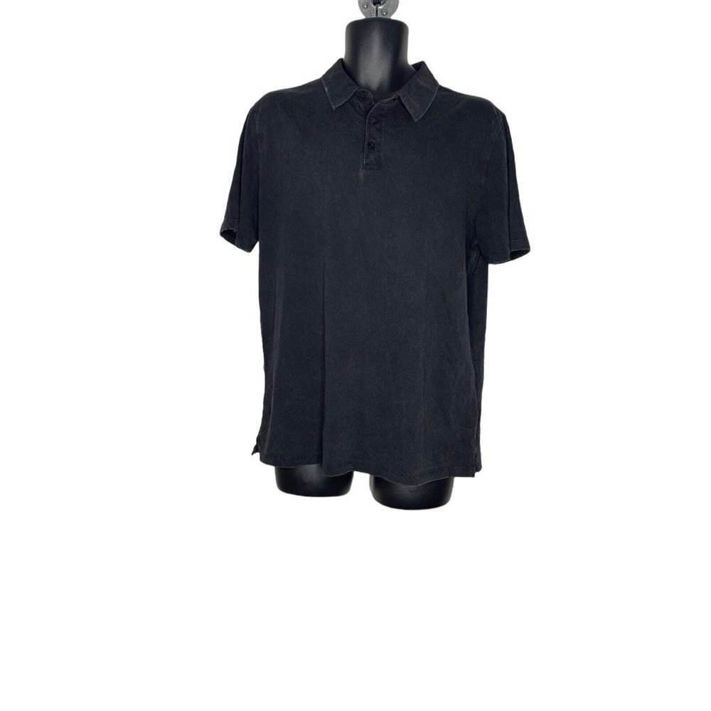 Robert Barakett Mens Large Black‎ Polo Short Sleeve